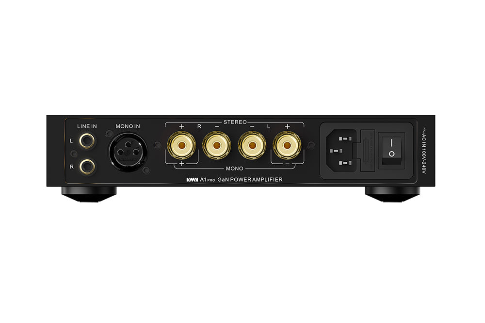 SMSL VMV A1 PRO Gallium Nitride Power Amplifier — 160W×2 Stereo / 400W Mono Class D Speaker Amp