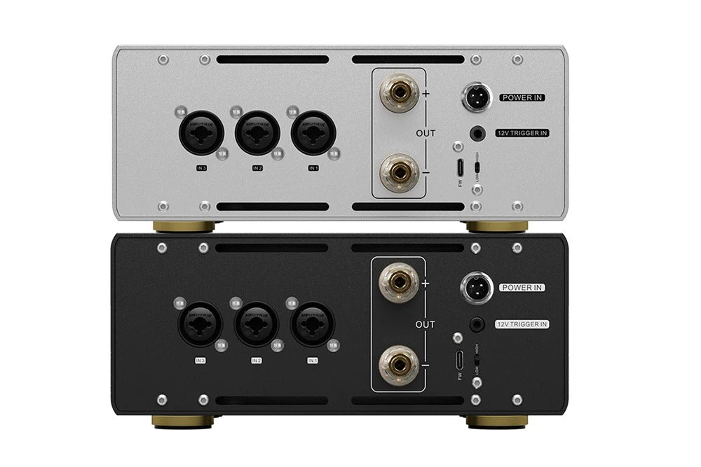 topping b200 mono power amplifier angle view