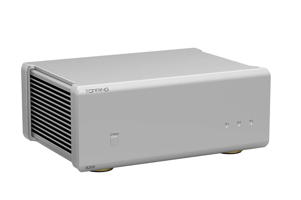 topping b200 mono power amplifier rear panel view