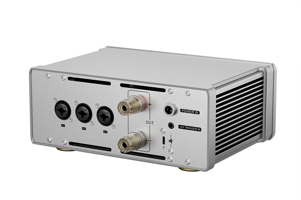 topping b200 mono power amplifier side view