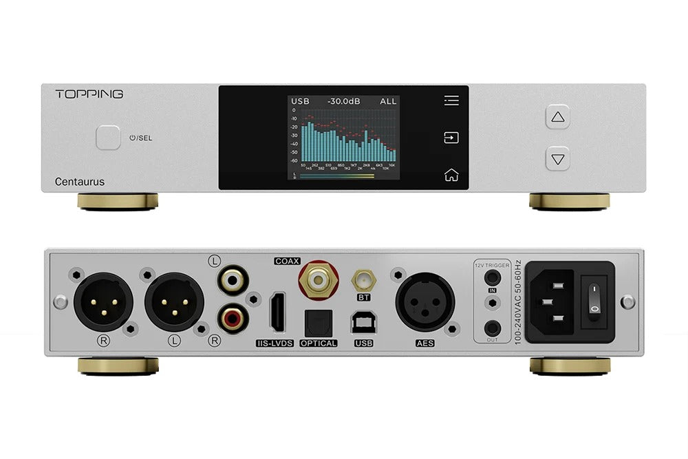 topping centaurus r2r dac flagship stack