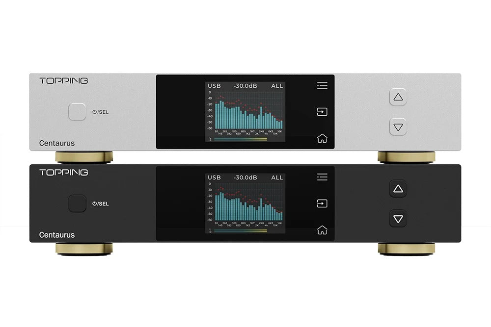 topping centaurus r2r dac front view