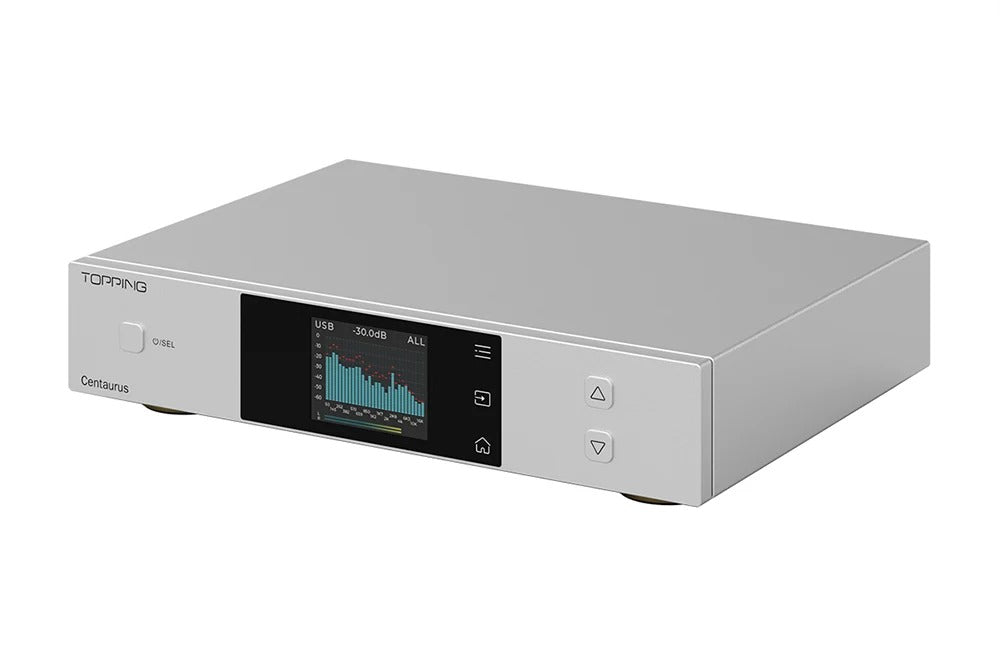 topping centaurus r2r dac side view