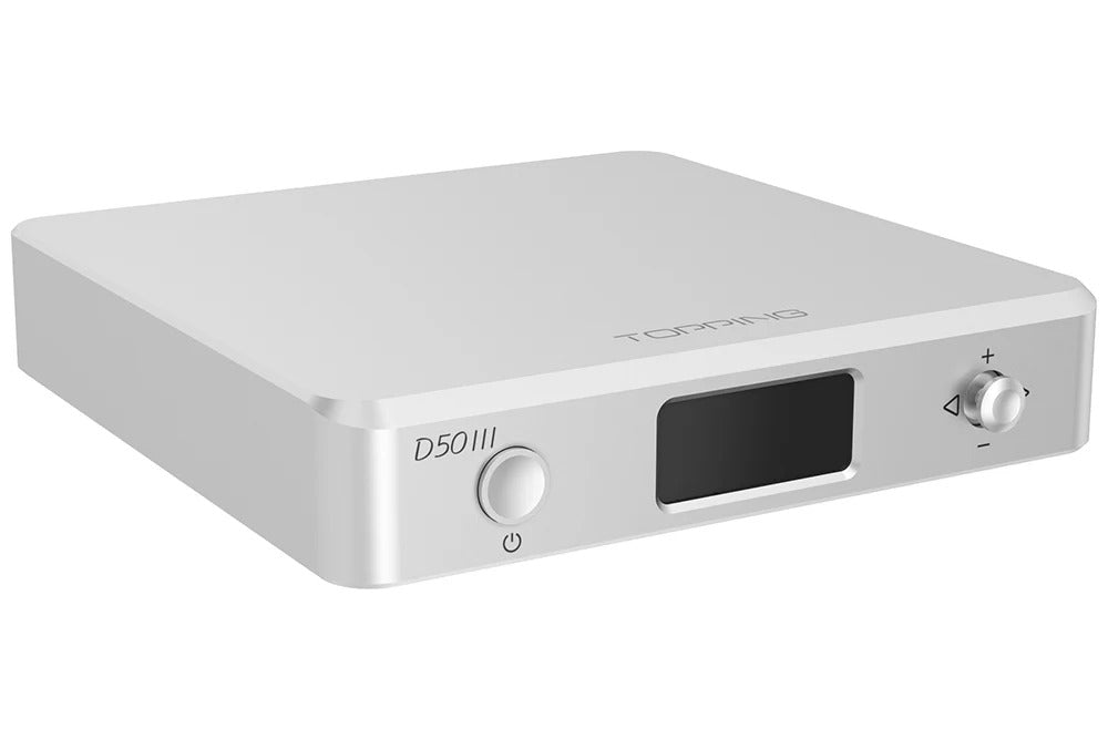 topping d50 iii dac silver finish