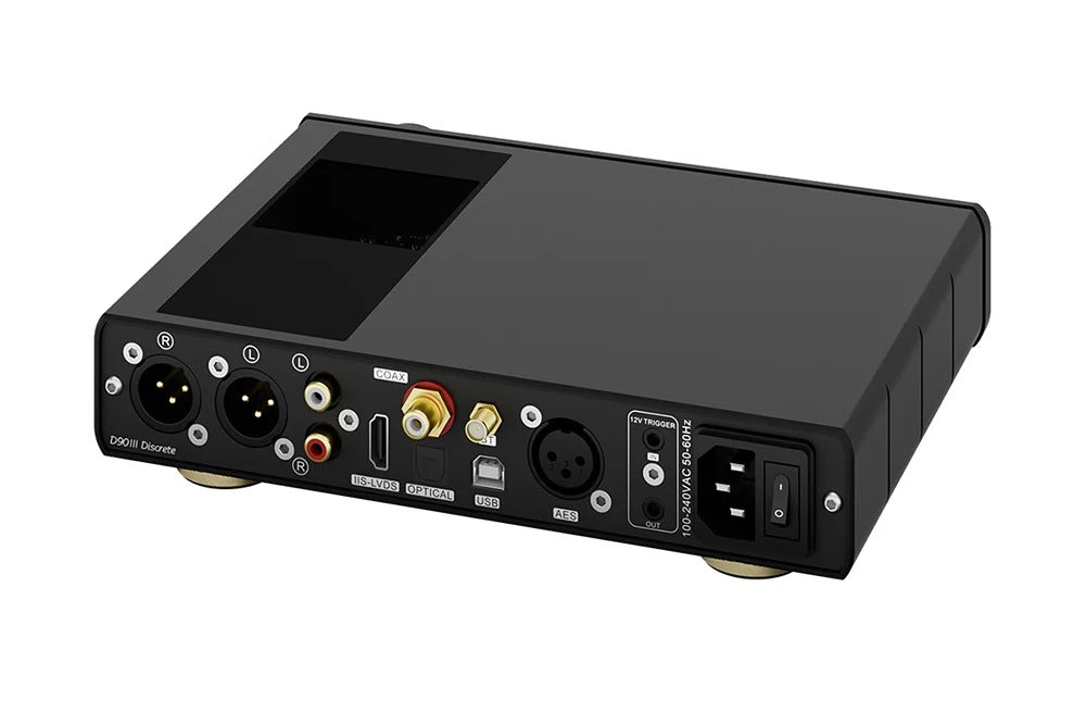 topping d90 iii discrete dac display closeup