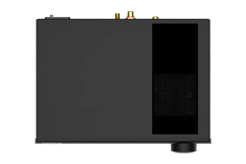 topping d90 iii discrete dac rear panel view