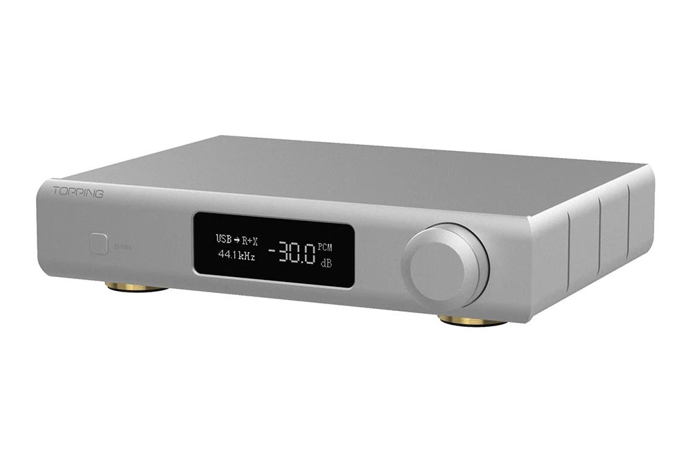 topping d90 iii sabre dual es9039spro dac display closeup