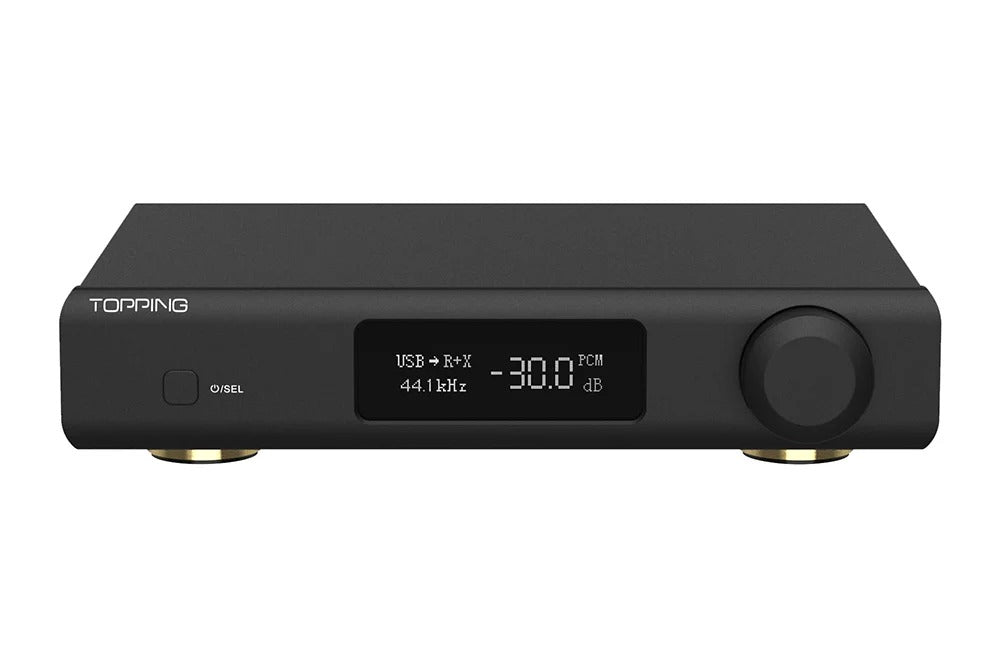 topping d90 iii sabre dual es9039spro dac front angle view