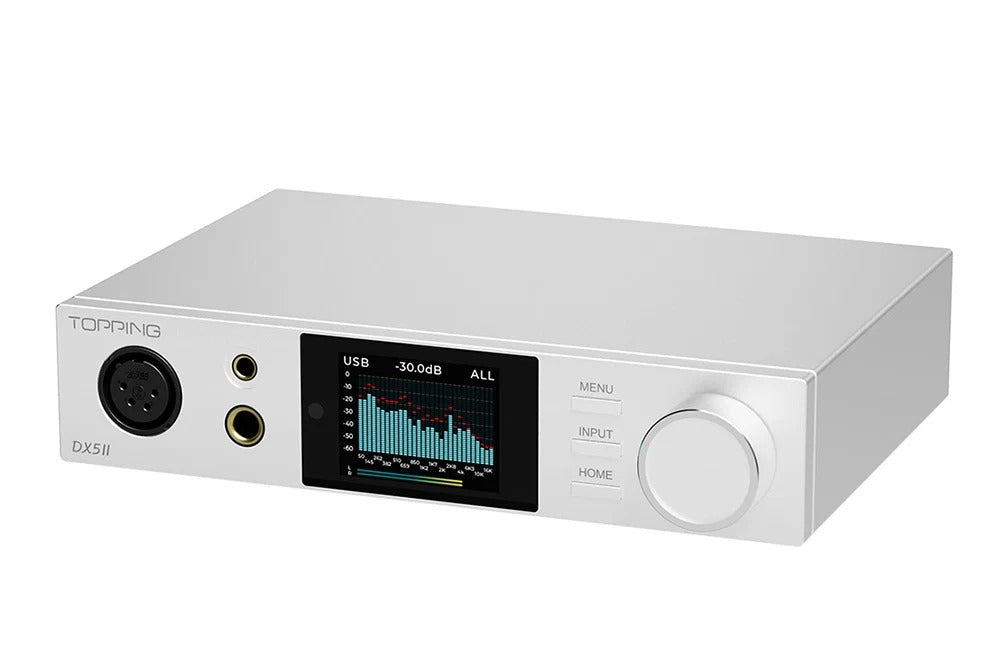 topping dx5 ii silver front angle view