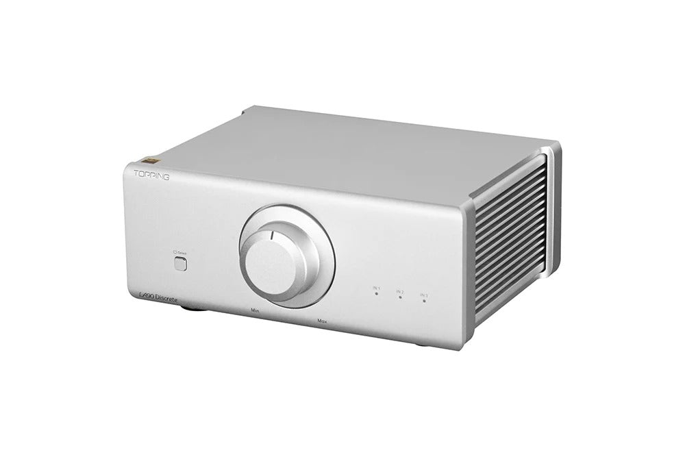 topping la90 discrete power amplifier front view
