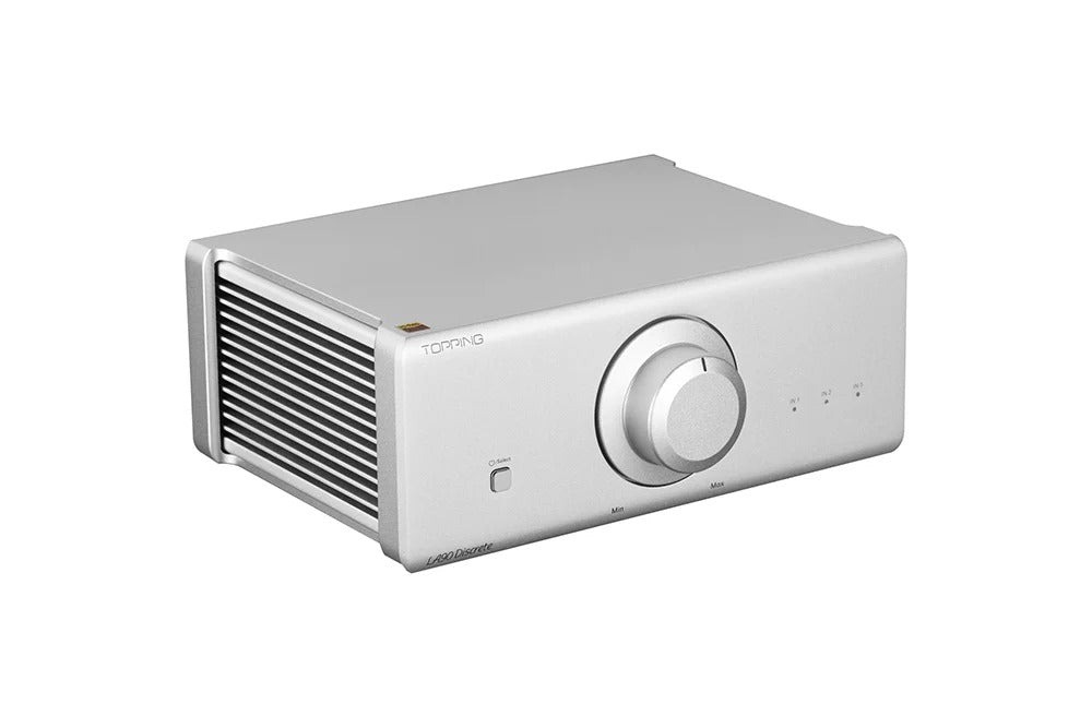 topping la90 discrete power amplifier top view