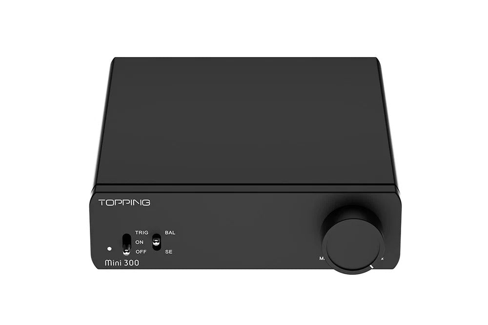 topping mini 300 power amplifier black finish