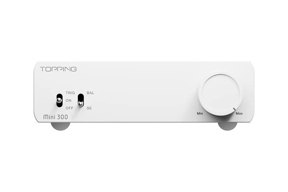 topping mini 300 power amplifier front view