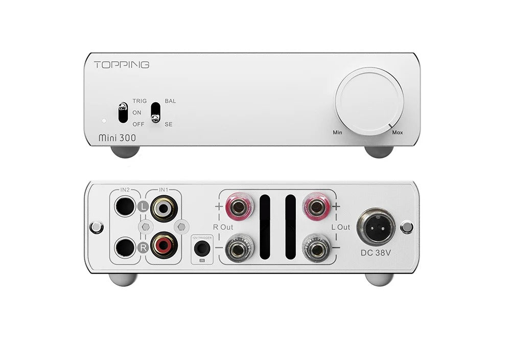 topping mini 300 power amplifier speaker setup