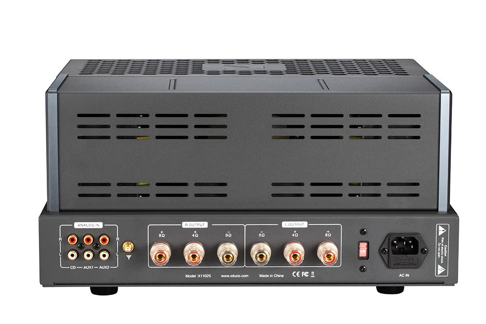 xduoo a35 el34 tube integrated amplifier tubes visible