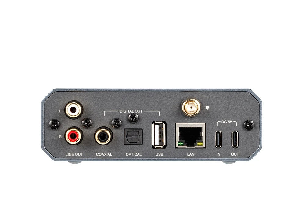 xduoo dp01 music streamer dac rear panel