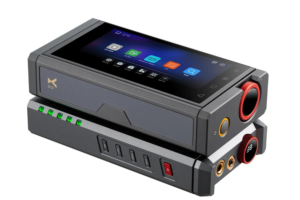 xduoo dp10 portable streaming player angle view