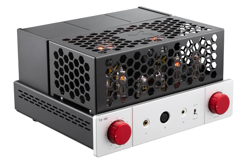 xduoo ta68 balanced tube headphone amplifier top view